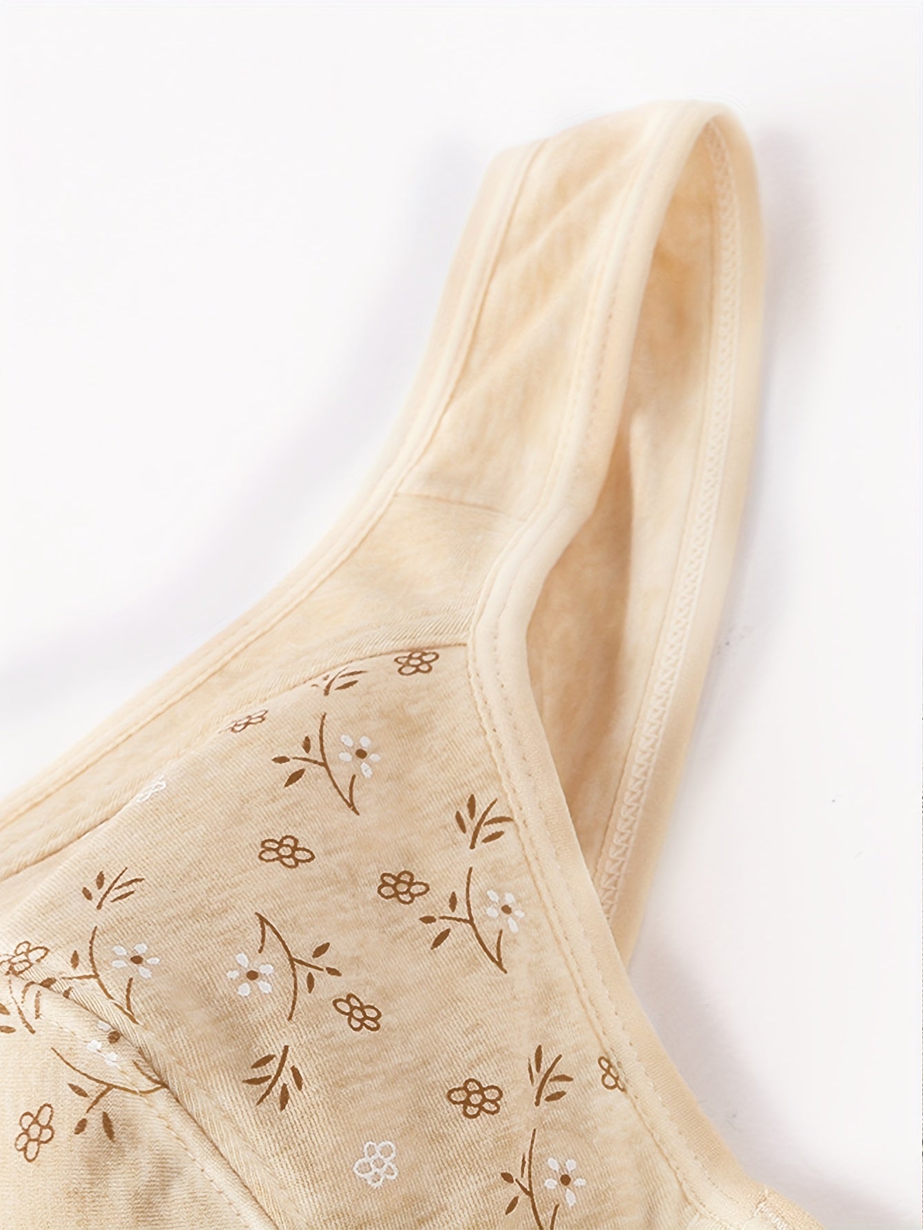 7pcs Set of Women'S Plus Size Non-Wired Bras, Solid Color, Simple Style, Slightly Elastic, No Bra Pads, Front Closure, Light And Breathable, Easy to Wear