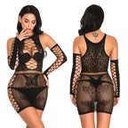 Women's Sexy Lingerie Erotic Babydoll Underwear Lace Nightdress Costumes Sleepwear Dress Oversize