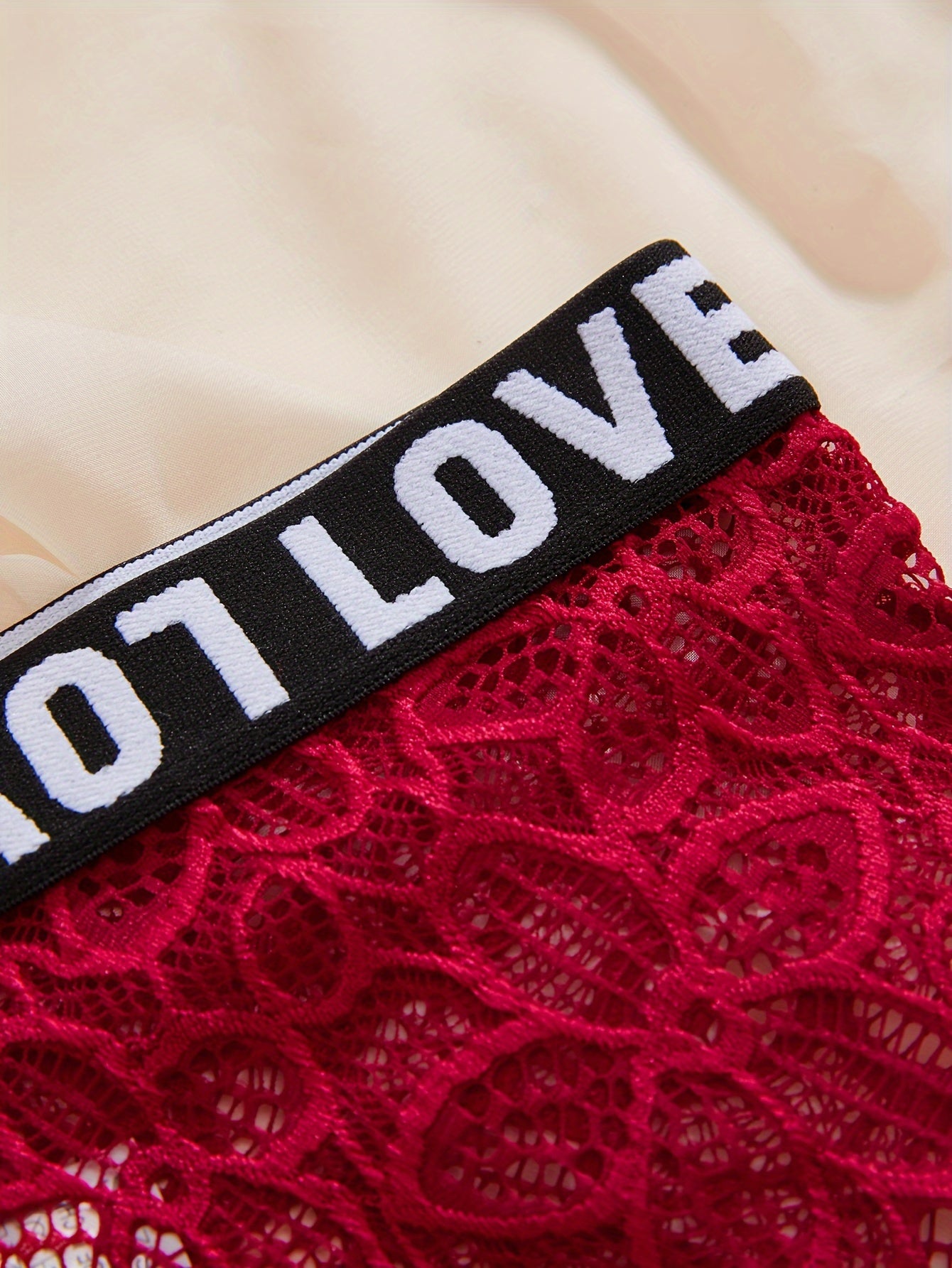 Chic 3-Set Womens Lingerie Bundle - Wireless Contrast Lace Bras & Letter-Trim Panties - Comfortable & Stylish Daily Wear