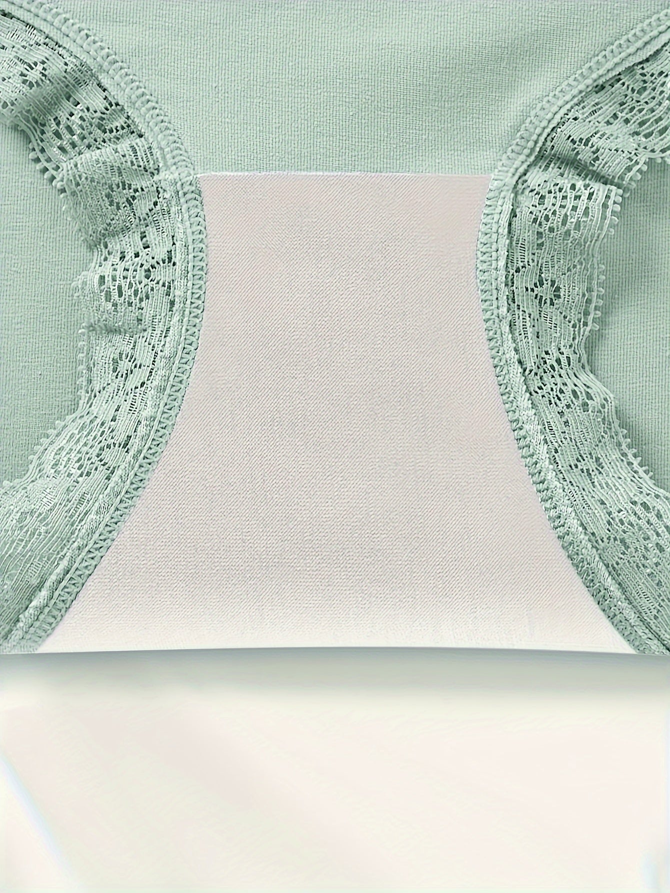 6pcs Jacquard Not Clip Butt High Waist Daily Lace Women's Panties Panties All Seasons Wearable