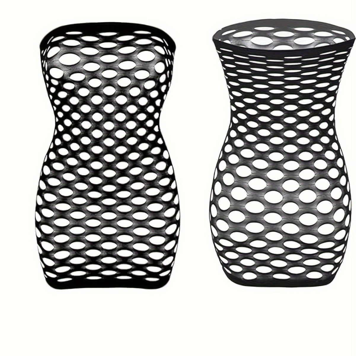 Women's sexy lingerie sexy hole wrapped mesh jacket short skirt