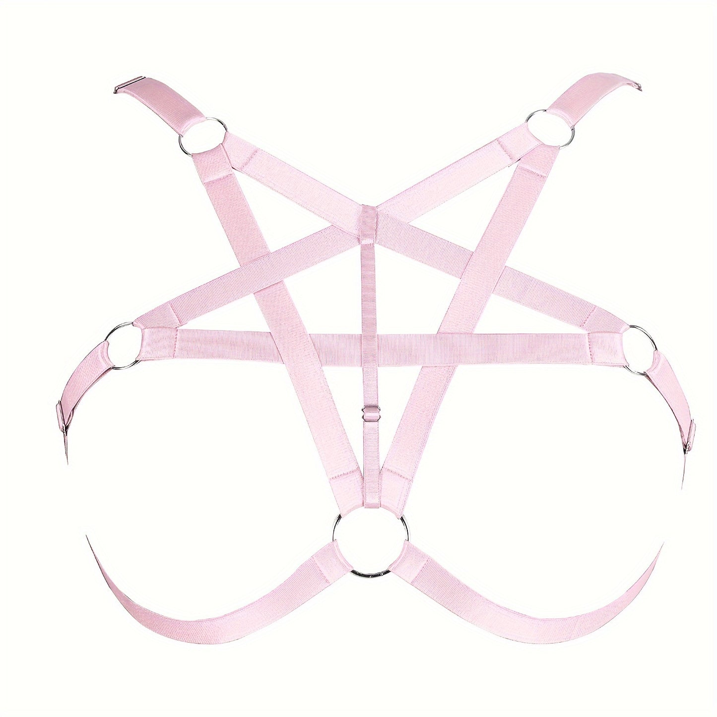 Sexy Strappy Cage Bra For Women Plus Size Harness Bra Hollow Out Elastic Cage Bras Bandage Bralette Bra For Women