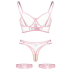 Sexy lingerie mesh fishbone sexy lingerie set with backless design