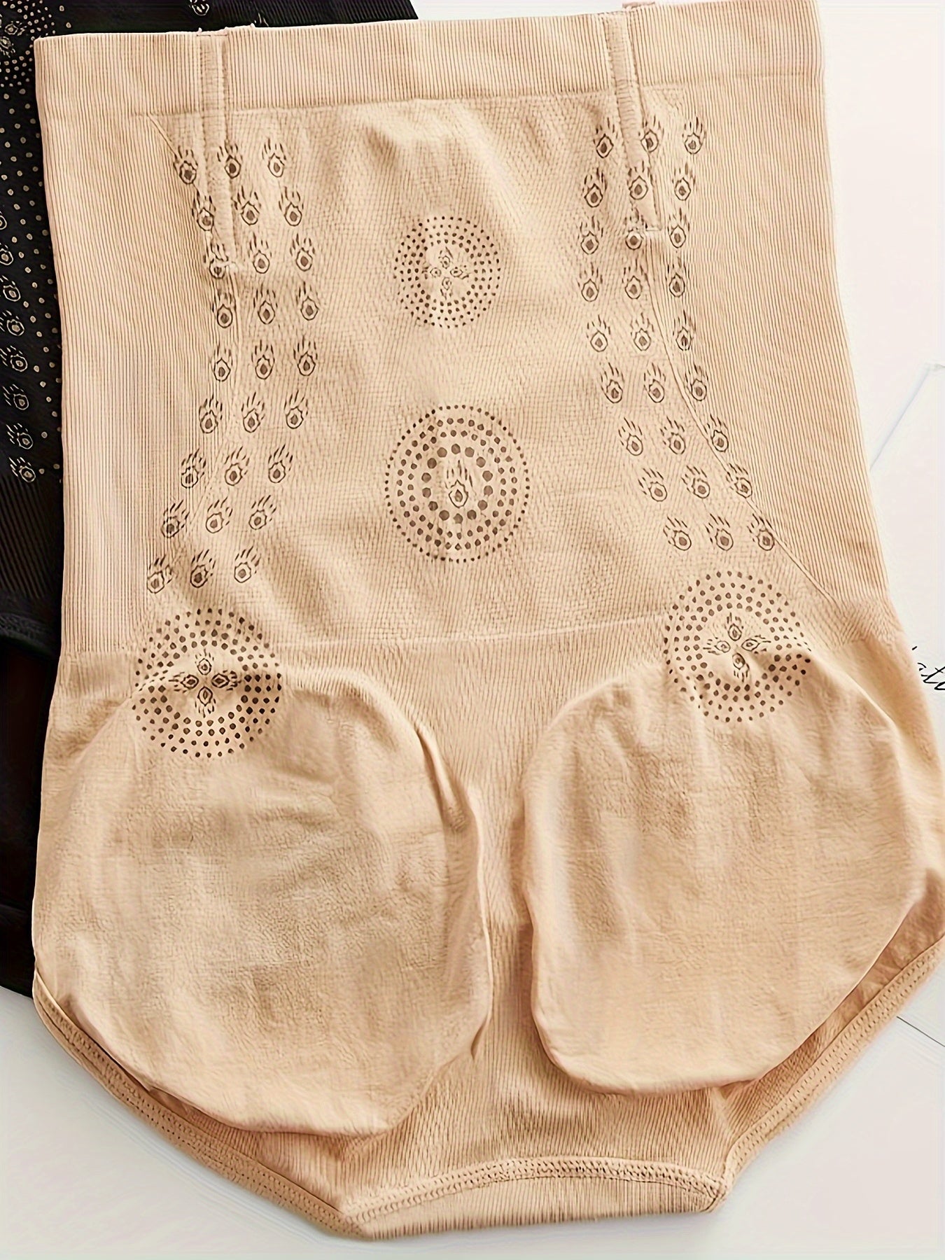 6pcs/set High Waist Strong Flat Belly Panties Seamless Women'S Panties Sexy Hollow Breathable Underwear Comfort Cotton Briefs Shaper