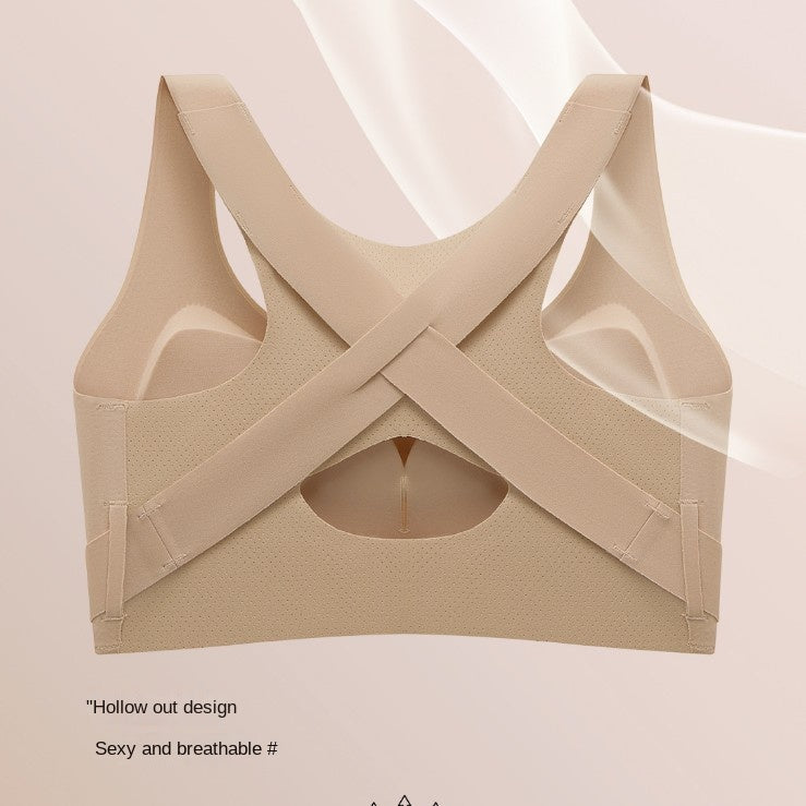 Seamless lingerie for women comfortable hunchback shaping and body beauty bra