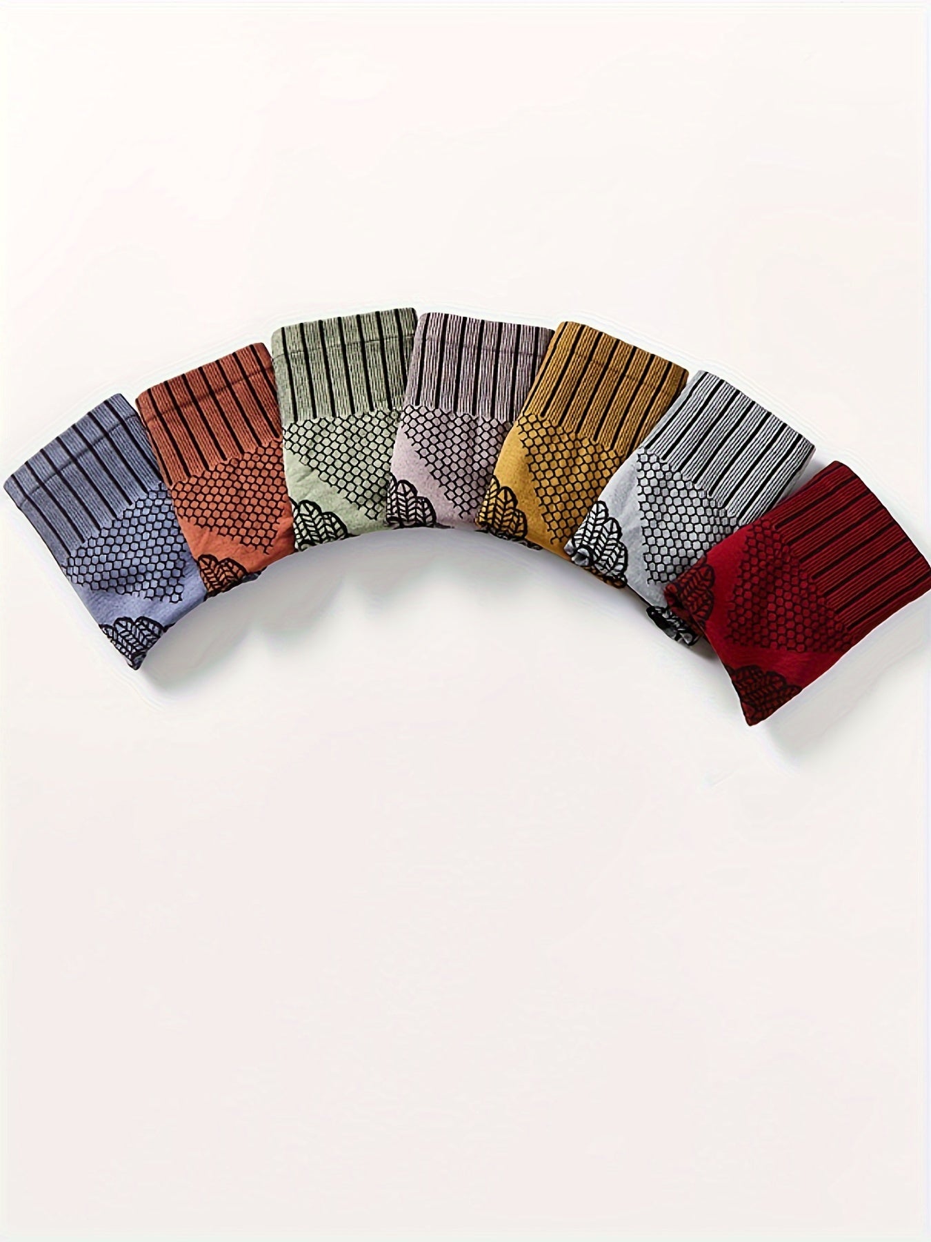 7pcs Elastic Women's Panties, High Waist Panties, Home Travel Panties, Quick Dry Panties, Women's Panties, Elastic Panties