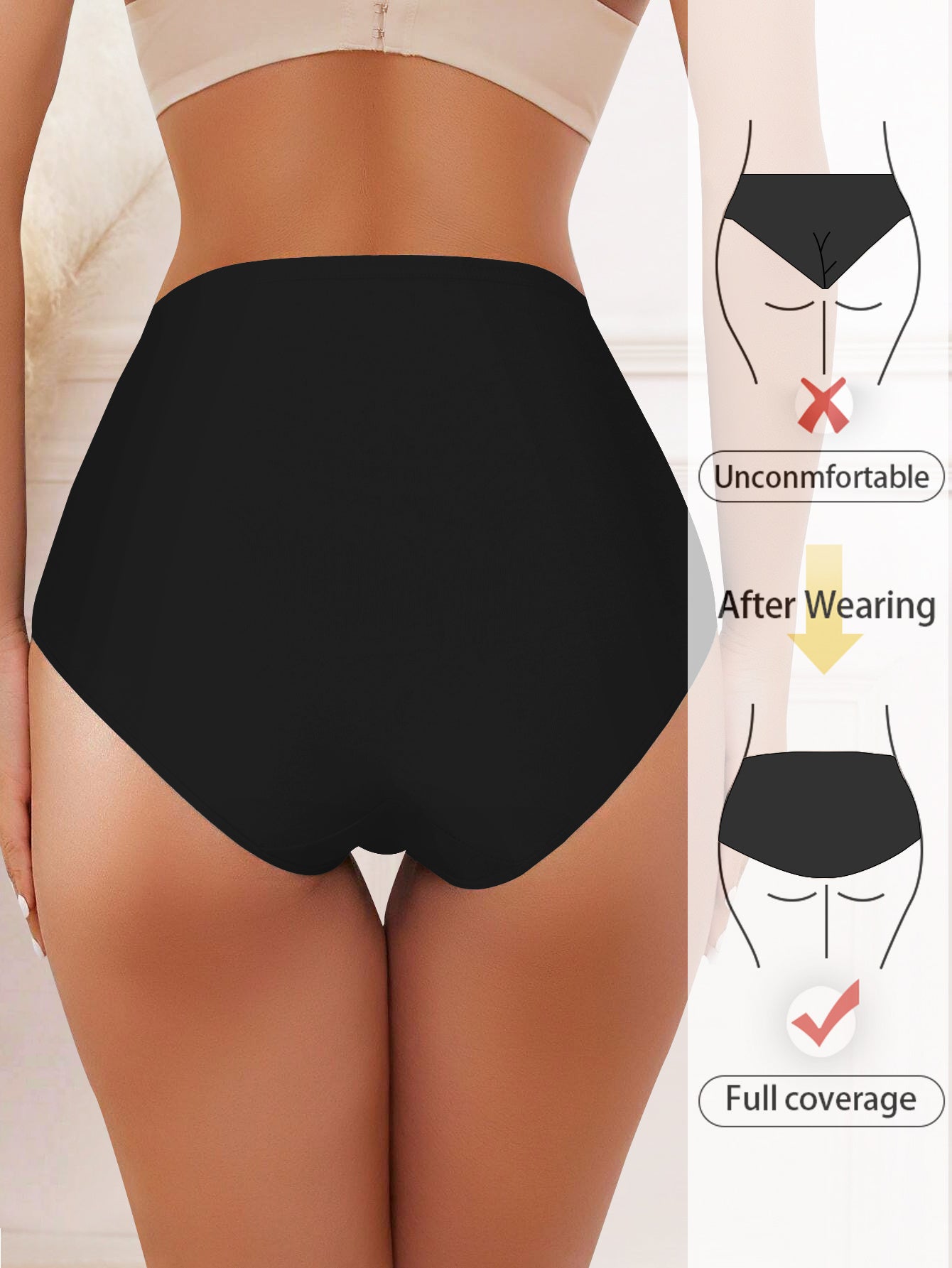 12pcs Comfortable Breathable Women'S Panties Holiday Gift Commuter Daily Wear Best Selling New Summer Breathable Flower Prints