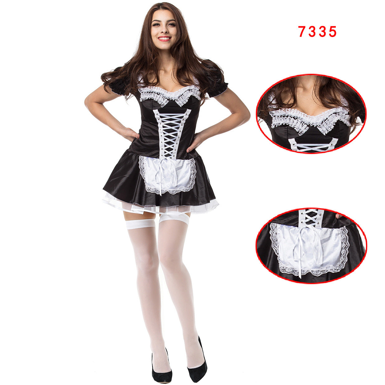 Sexy lingerie uniform set sexy maid costume cosplay costume