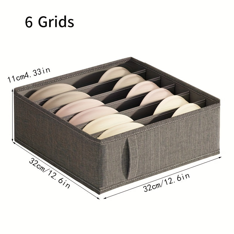 Foldable Storage Box, Drawer Organizer For Bras, Socks, Underwear, Washable Closet Organizers