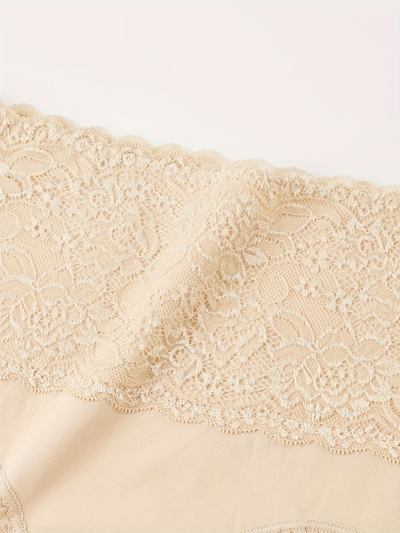 6pcs Jacquard Not Clip Butt High Waist Daily Lace Women's Panties Panties All Seasons Wearable