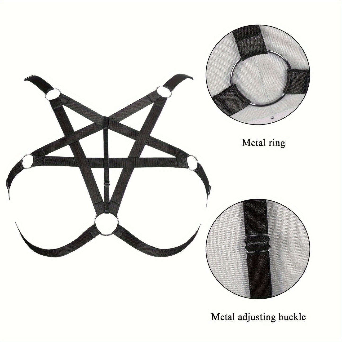 Sexy Strappy Cage Bra For Women Plus Size Harness Bra Hollow Out Elastic Cage Bras Bandage Bralette Bra For Women