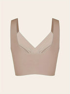 Comfy Seamless Wireless Bra - Everyday Bras for Women, Breathable, Casual, Push Up, Soft, Lightweight, and Invisible Under Clothes