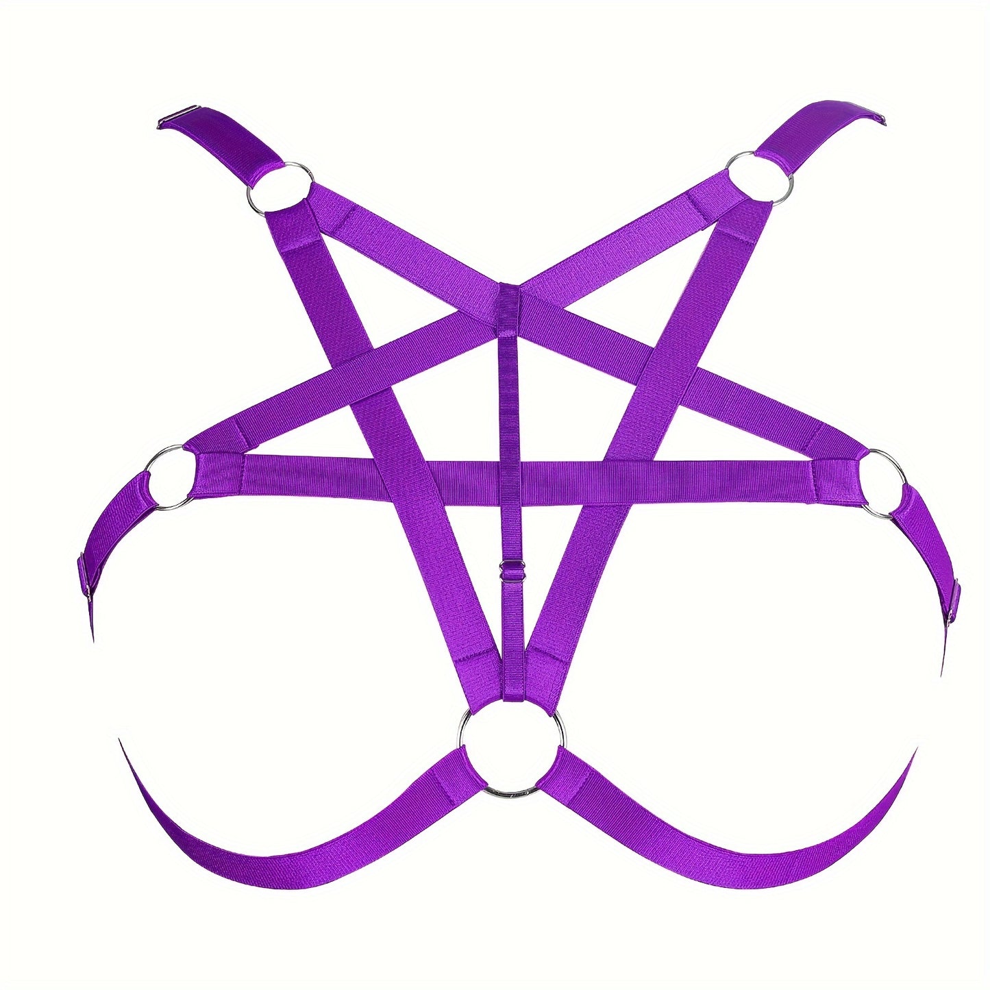 Sexy Strappy Cage Bra For Women Plus Size Harness Bra Hollow Out Elastic Cage Bras Bandage Bralette Bra For Women