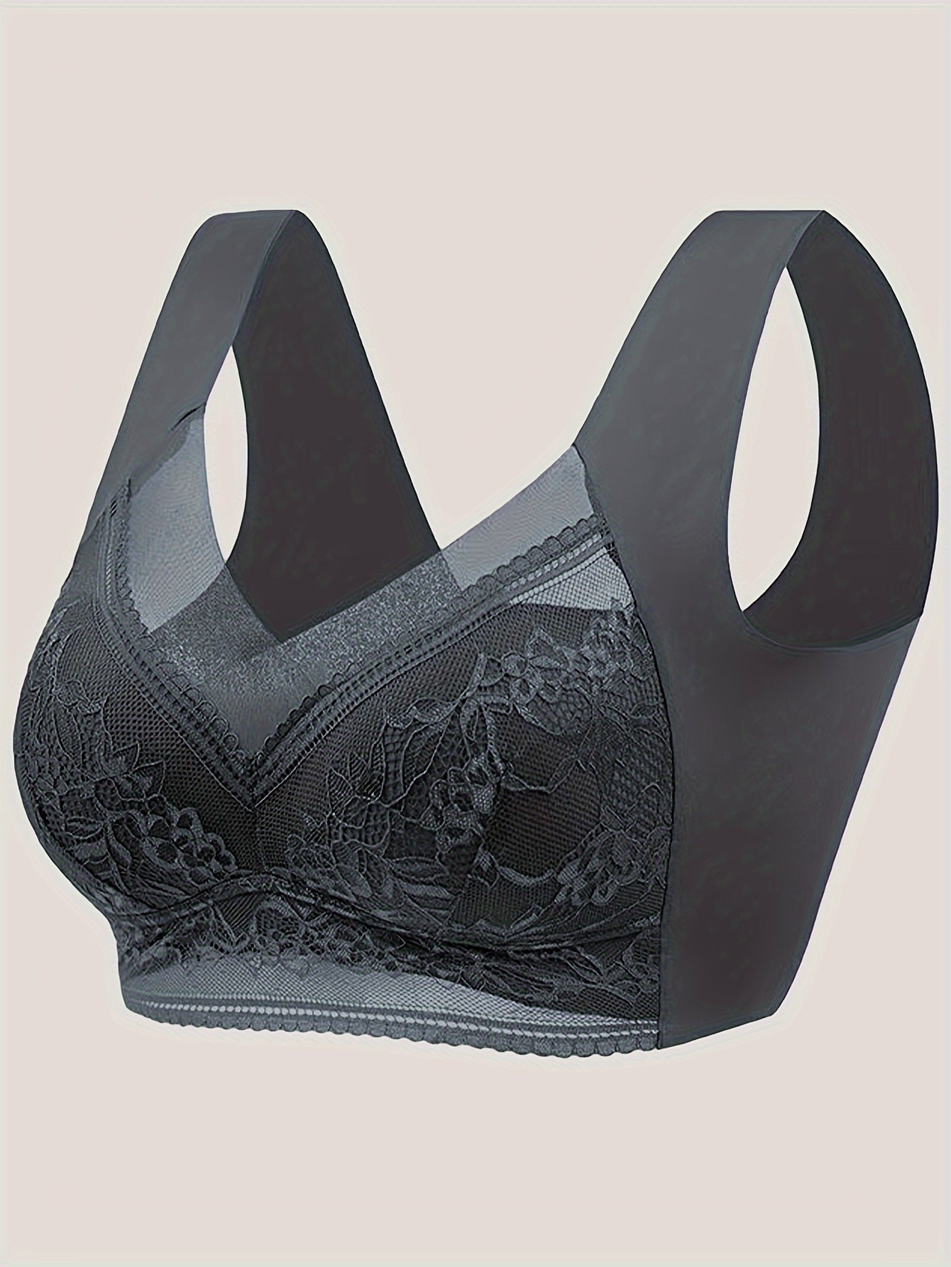 Comfy Seamless Wireless Bra - Everyday Bras for Women, Breathable, Casual, Push Up, Soft, Lightweight, and Invisible Under Clothes