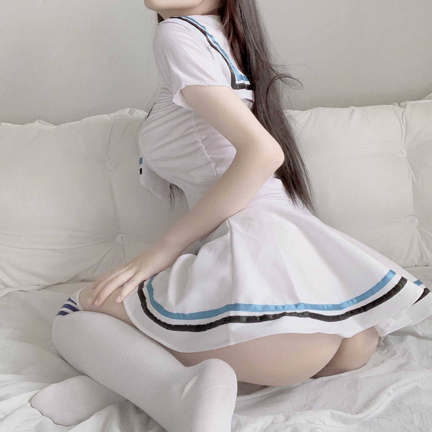 Sexy Pure Student Suit Uniform Temptation Passion Tease Private Hot Bed Sexy Lingerie Suit