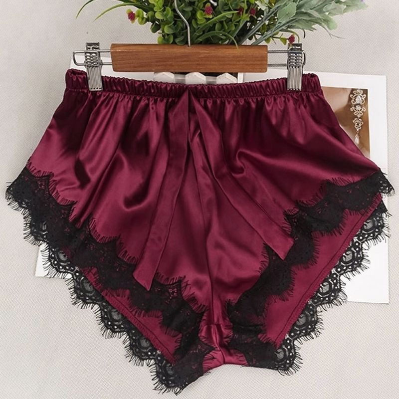 Women Sexy Sleepwear Kit Ladies Sleeveless Lingerie Lace V-Neck Nightgown Polyester Pijama