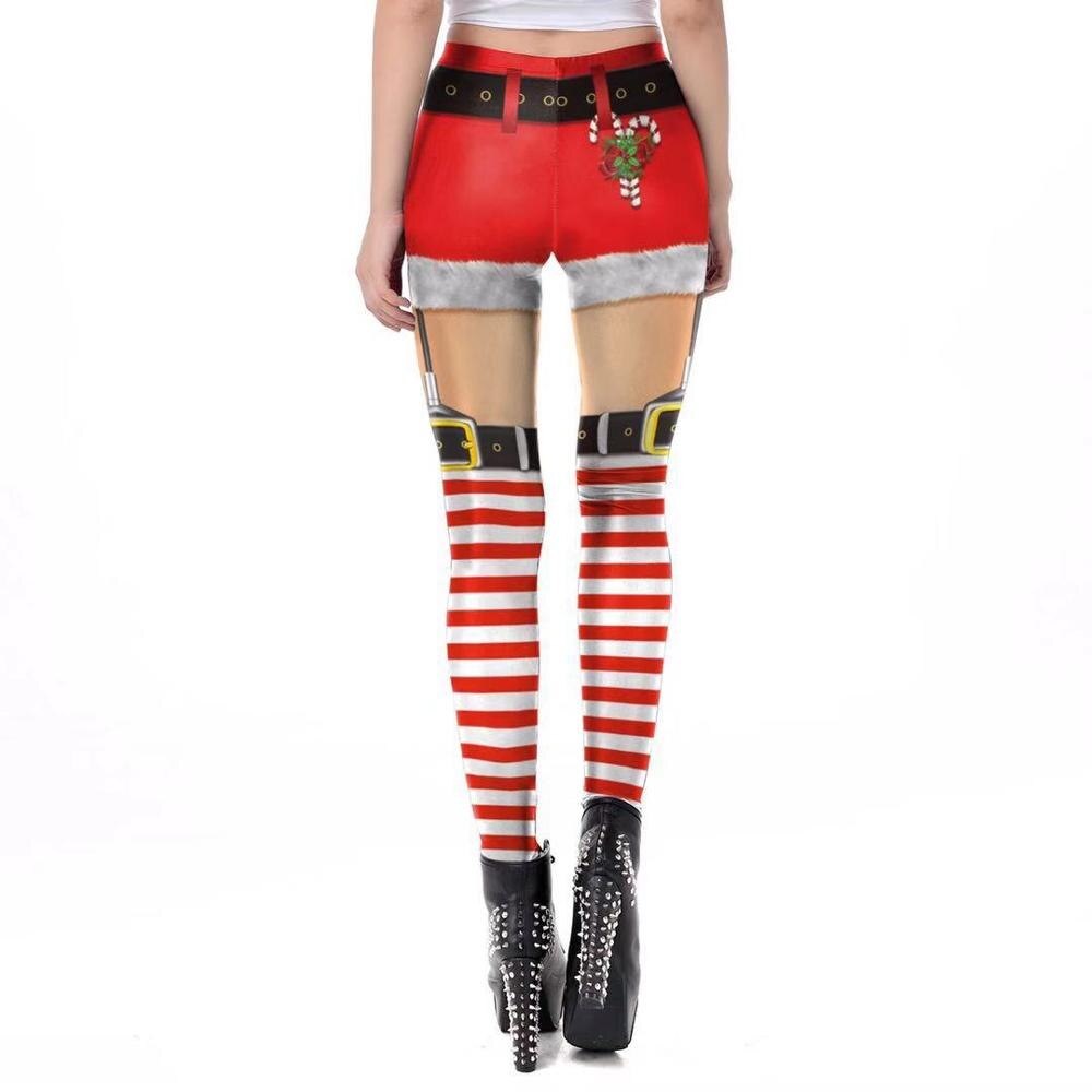 Christmas sexy lingerie fashion sexy 3D digital print leggings 20 pants sexy pants