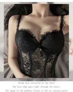 Sexy lingerie for women‘s Porn lace dress Set kirt Underwear Women skirtSlim waistcoat Princess Dress Ladies Erotic Costumes