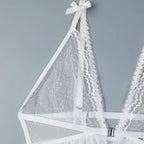 Sexy Lingerie For Woman Transparent Porno Sexual Clothing  Dress Erotic Underwear Nightdress With Thong Sleepwear