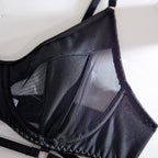 Women's Sexy Lingerie Set with Garter Belt Matching Bra and Panty Lingeries Sets 4 Piece