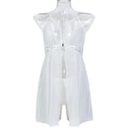 Sexy Lingerie For Woman Transparent Porno Sexual Clothing  Dress Erotic Underwear Nightdress With Thong Sleepwear