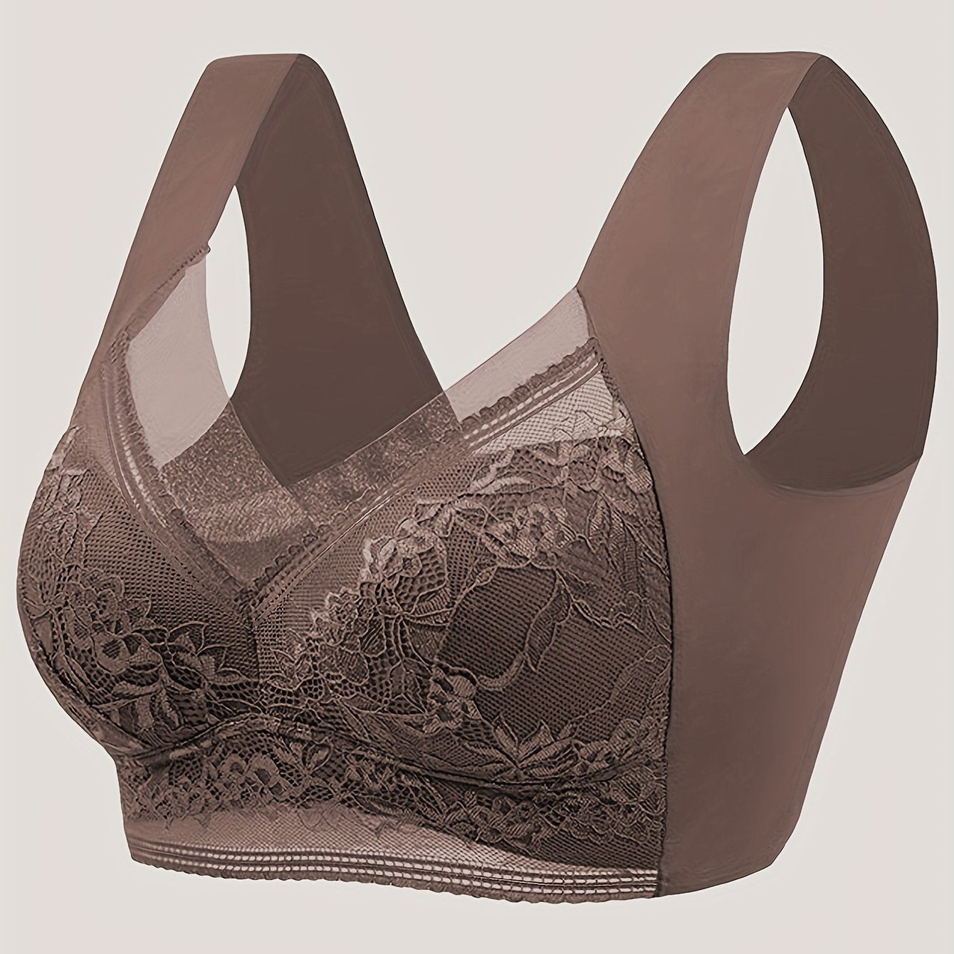 Comfy Seamless Wireless Bra - Everyday Bras for Women, Breathable, Casual, Push Up, Soft, Lightweight, and Invisible Under Clothes