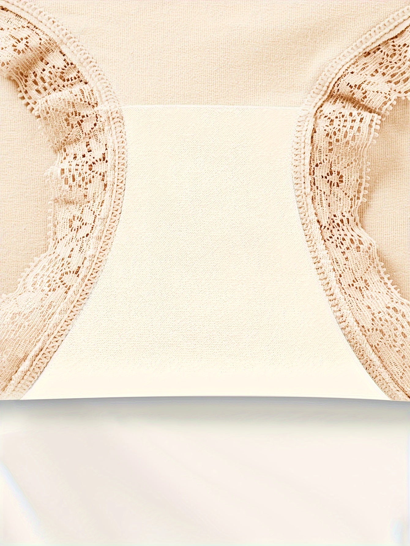 6pcs Jacquard Not Clip Butt High Waist Daily Lace Women's Panties Panties All Seasons Wearable