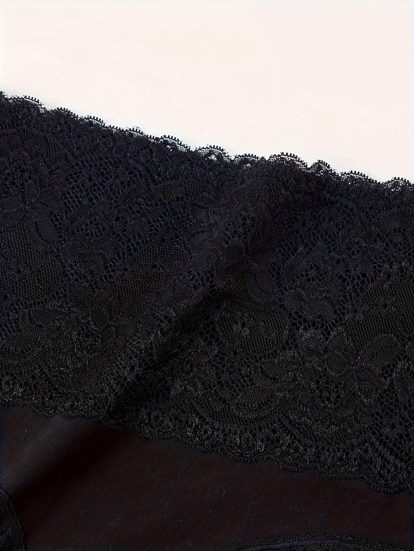 6pcs Jacquard Not Clip Butt High Waist Daily Lace Women's Panties Panties All Seasons Wearable