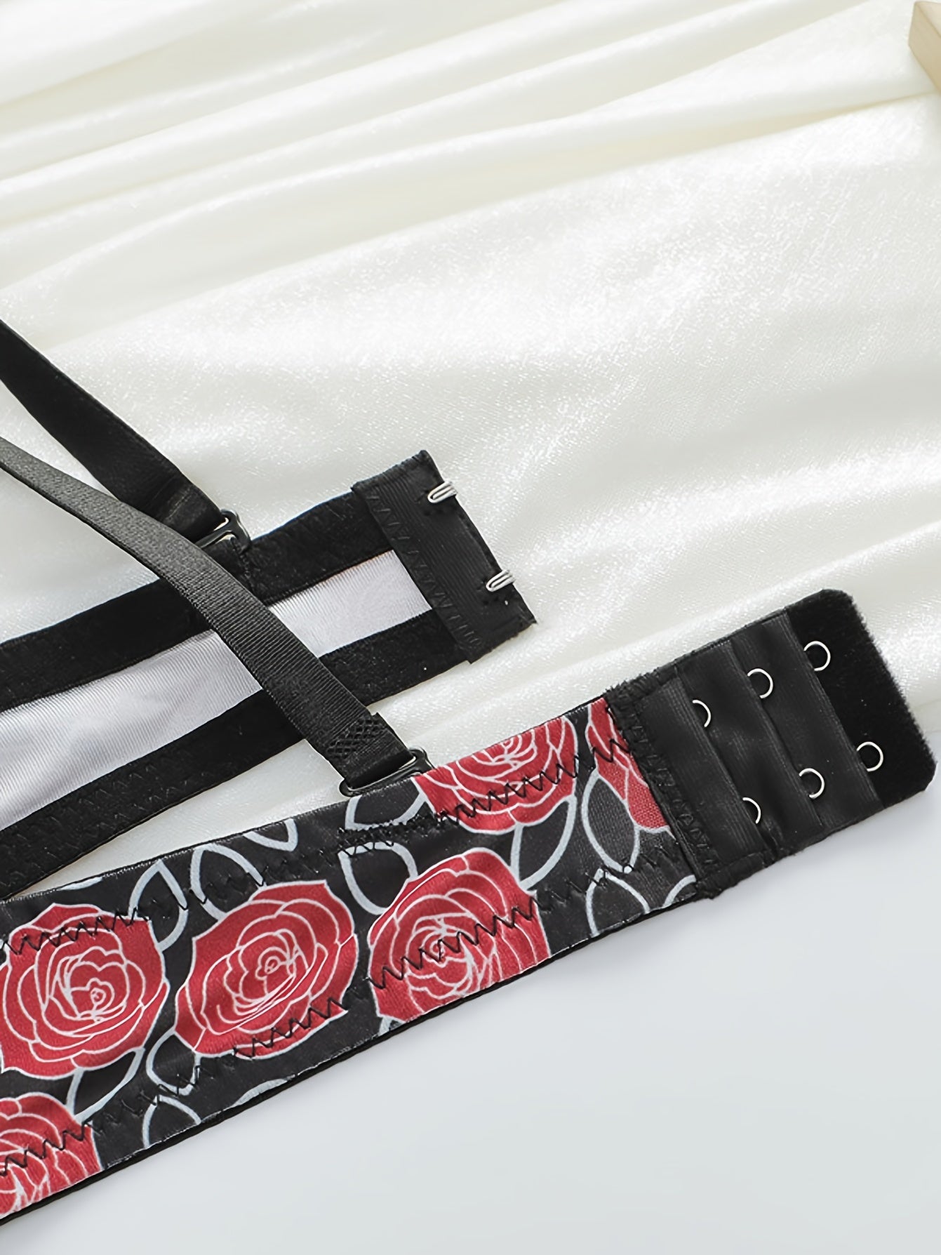 3pcs Women's Sexy Floral Underwire Push-Up Bra, Bra Sets, Padded Bras for Women Asian, Padded Bralette, Lace Bralettes, Bra And Panty Sets for Women, Padded Bra, Convertible Bra, High Bra, No Back Bras Unpadded, Push Up Bras