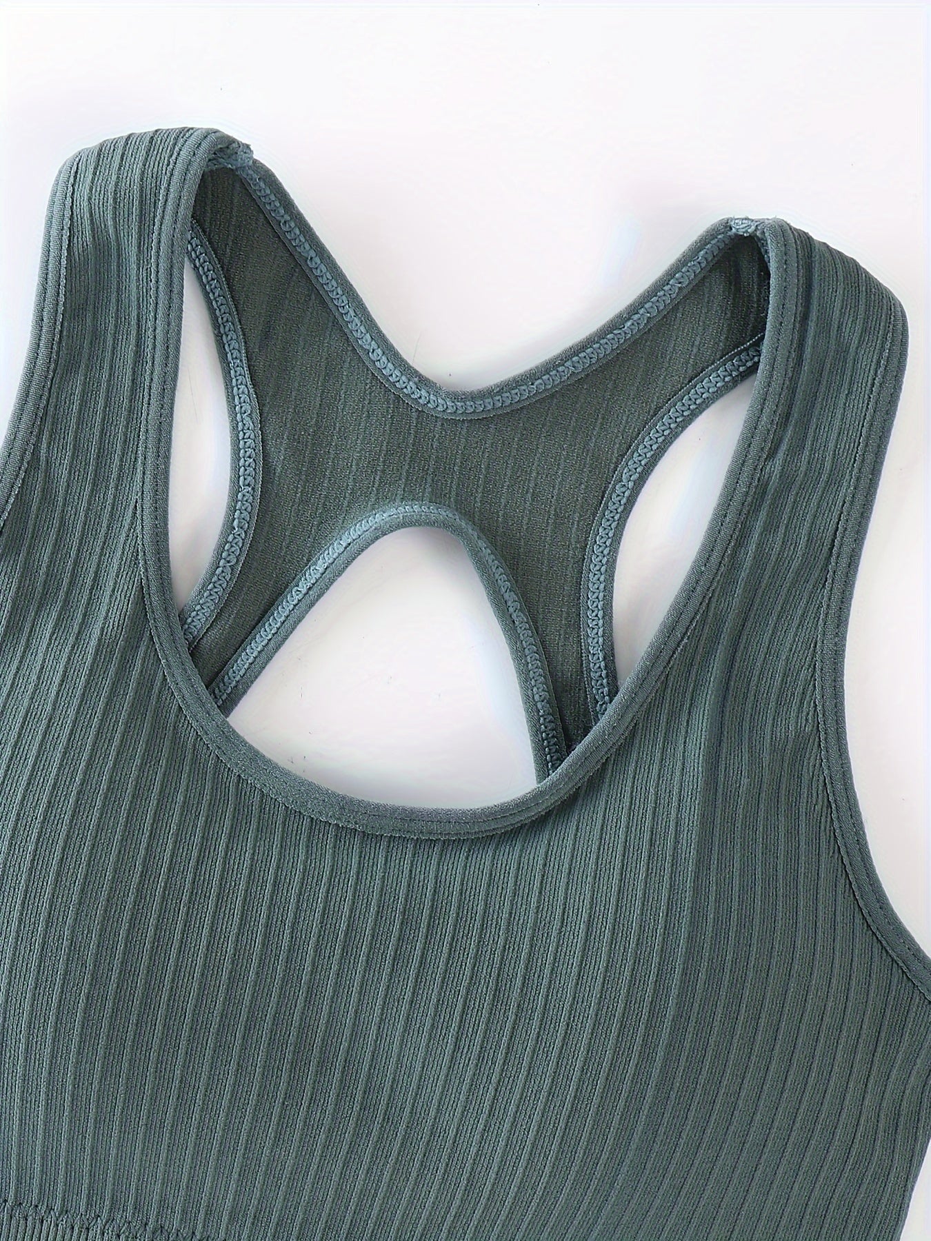 3-Pack Sports Bras For Women, Racerback Cut Out Yoga Workout Fitness Tank Tops - Comfortable Stretch Gym Wear