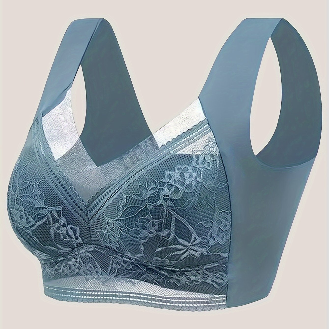 Comfy Seamless Wireless Bra - Everyday Bras for Women, Breathable, Casual, Push Up, Soft, Lightweight, and Invisible Under Clothes