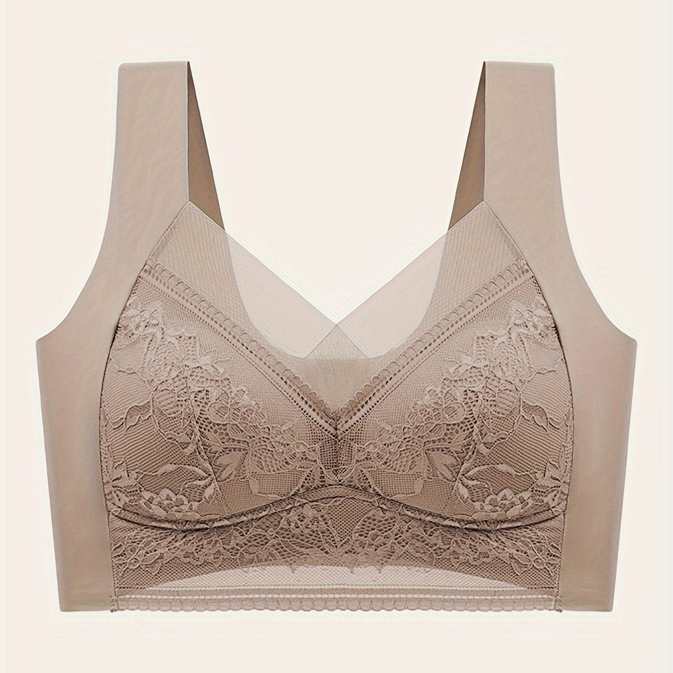 Comfy Seamless Wireless Bra - Everyday Bras for Women, Breathable, Casual, Push Up, Soft, Lightweight, and Invisible Under Clothes