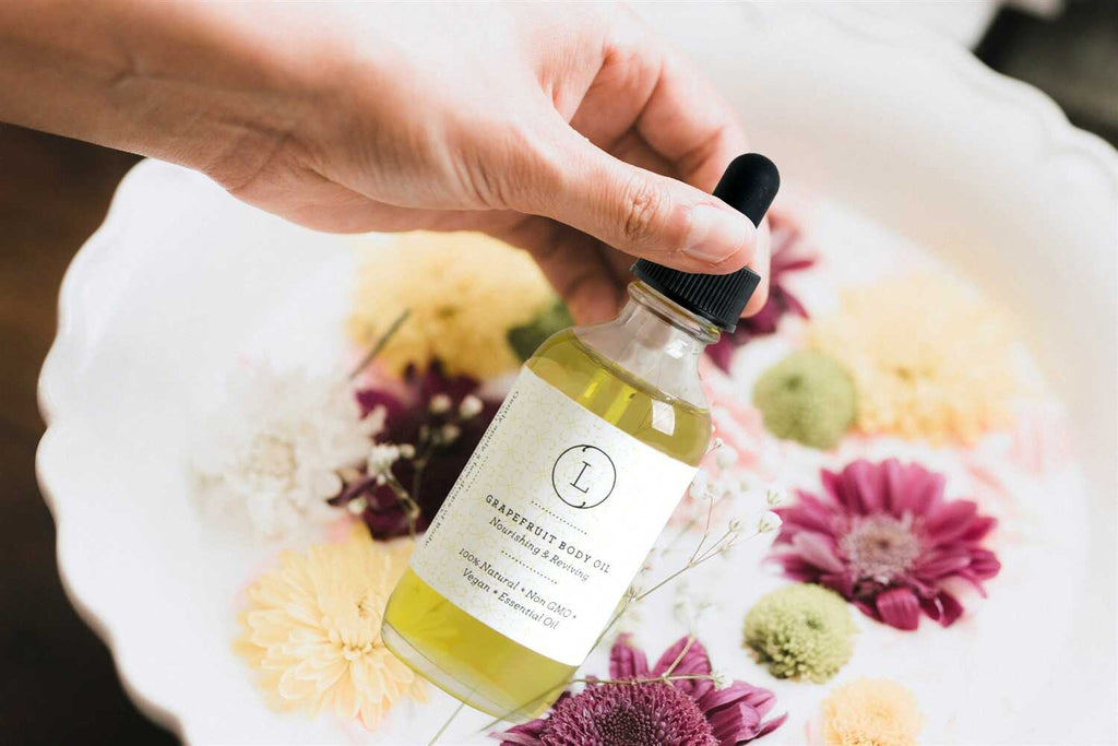 CBD Natural Body Oil with CBD, Grapefruit Moisturizing Body Oil (THC free)-2