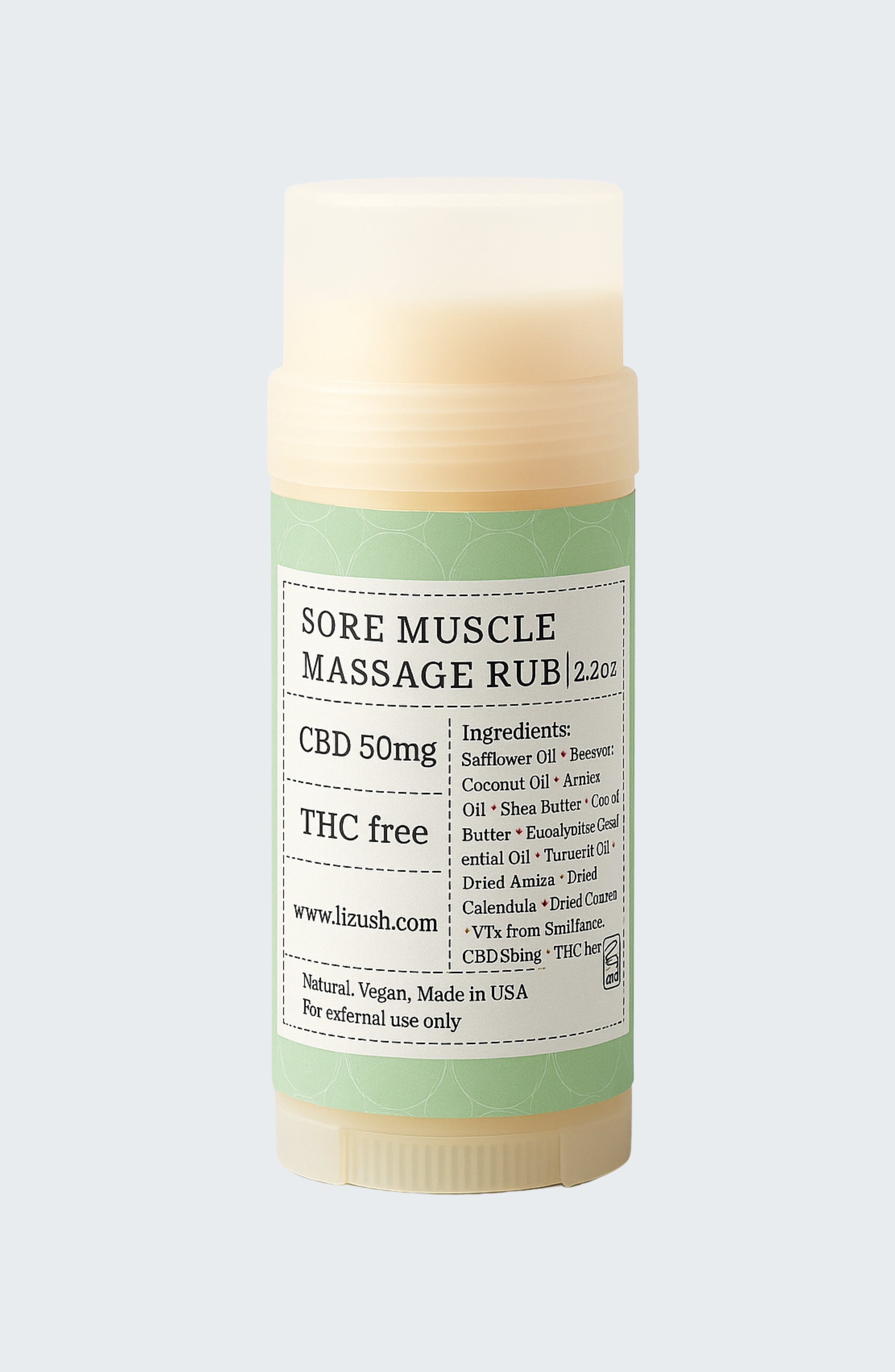 CBD - Muscle Rescue Balm - Stocking Stuffer for men, dad, athlete, runner Gift for men, Arnica Muscle mend sports idea, yoga, soccer, holiday gift (THC free)-1